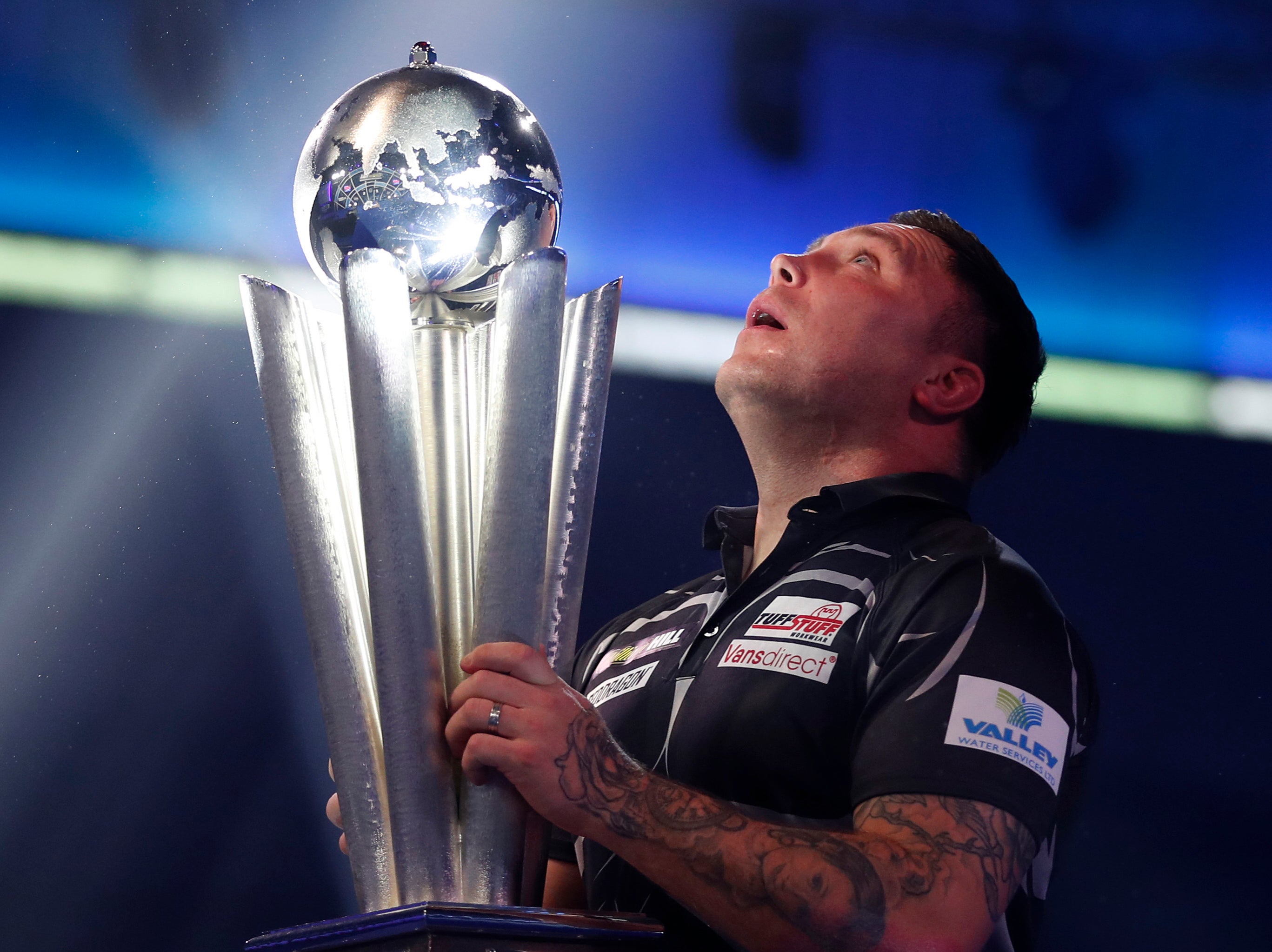 PDC World Darts Championship Gerwyn Price staggers over the line to