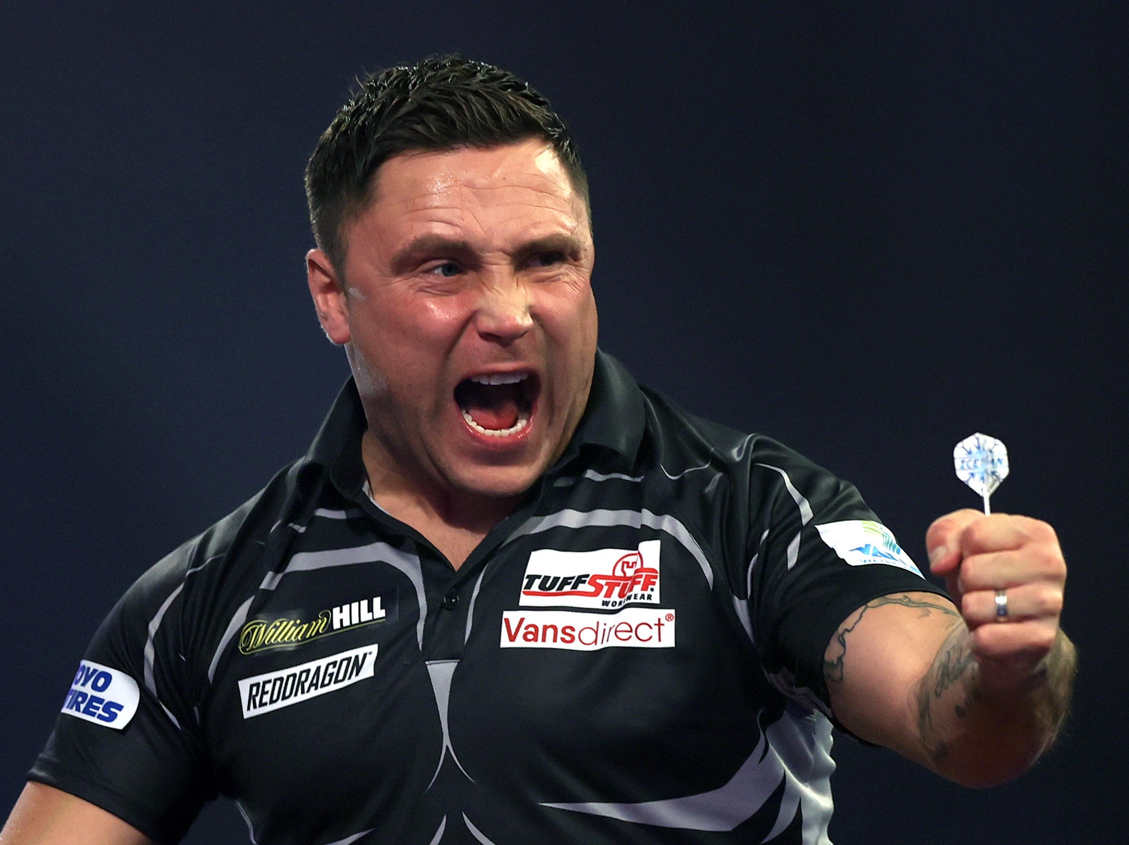 Former rugby professional and new darts world No. 1 Gerwyn Price