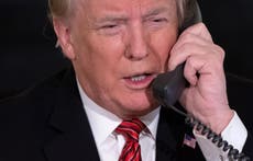 Trump’s leaked phone call ‘potentially criminal’, lawyers say - live
