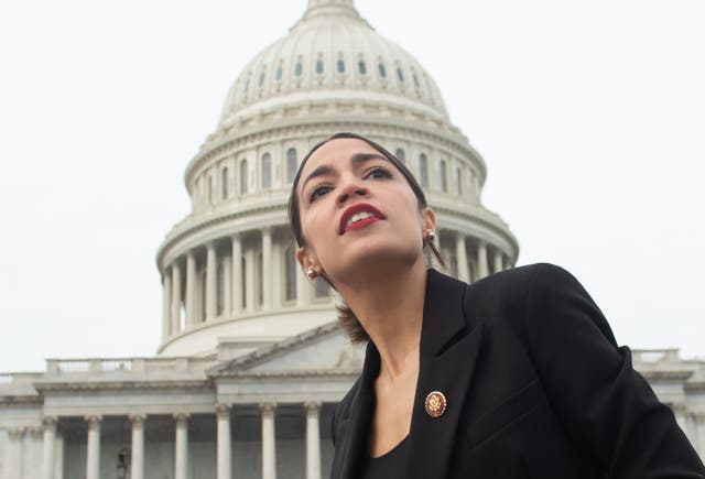 <p>Alexandria Ocasio-Cortez</p>