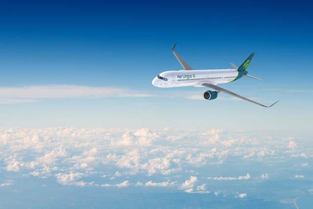 Long legs: the long-range version of the Airbus A321, which will be used by some Aer Lingus flights from Manchester to the UK