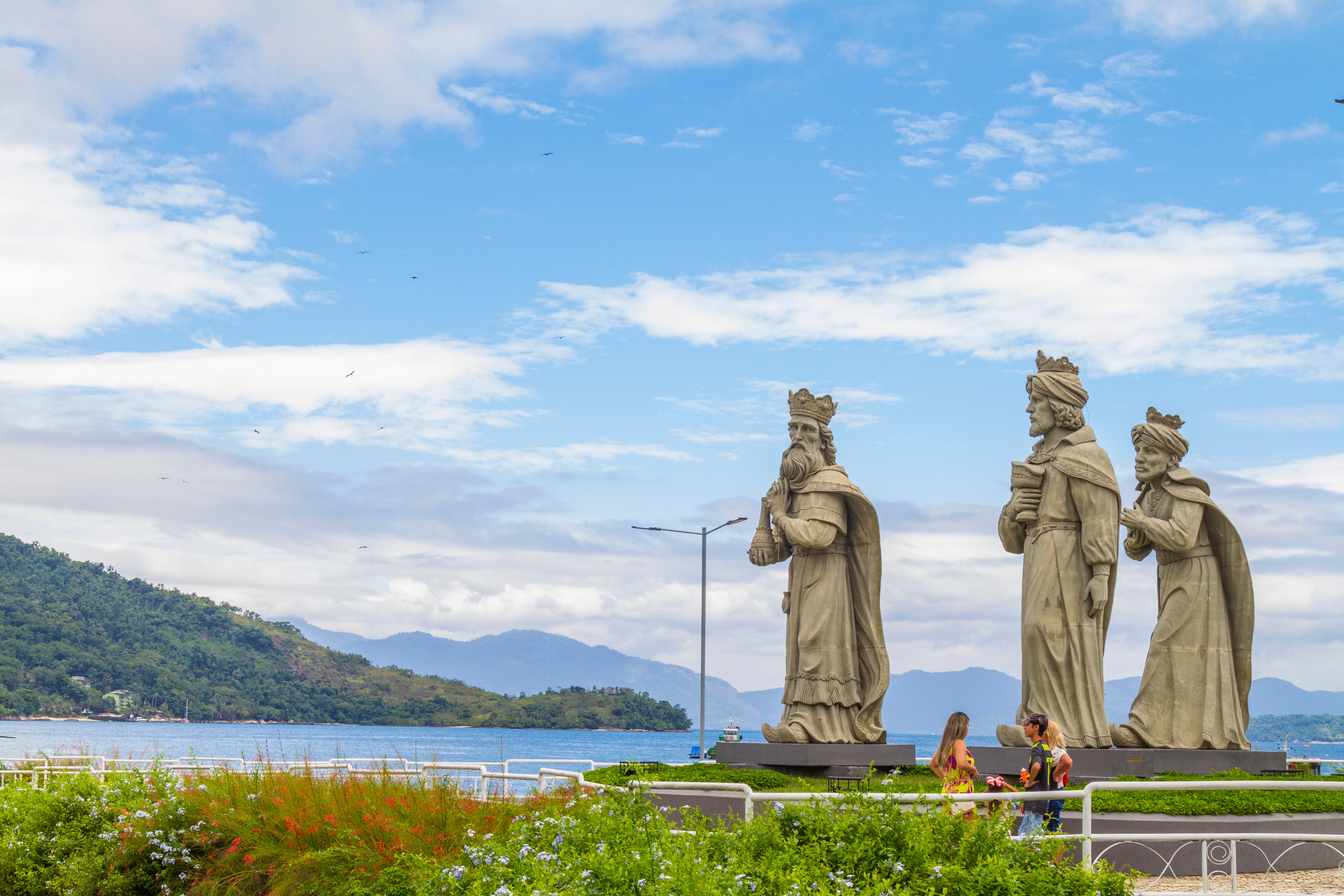 Sculptures of the Three Wise Men in Angra dos Reis, Rio de Janeiro, Brazil