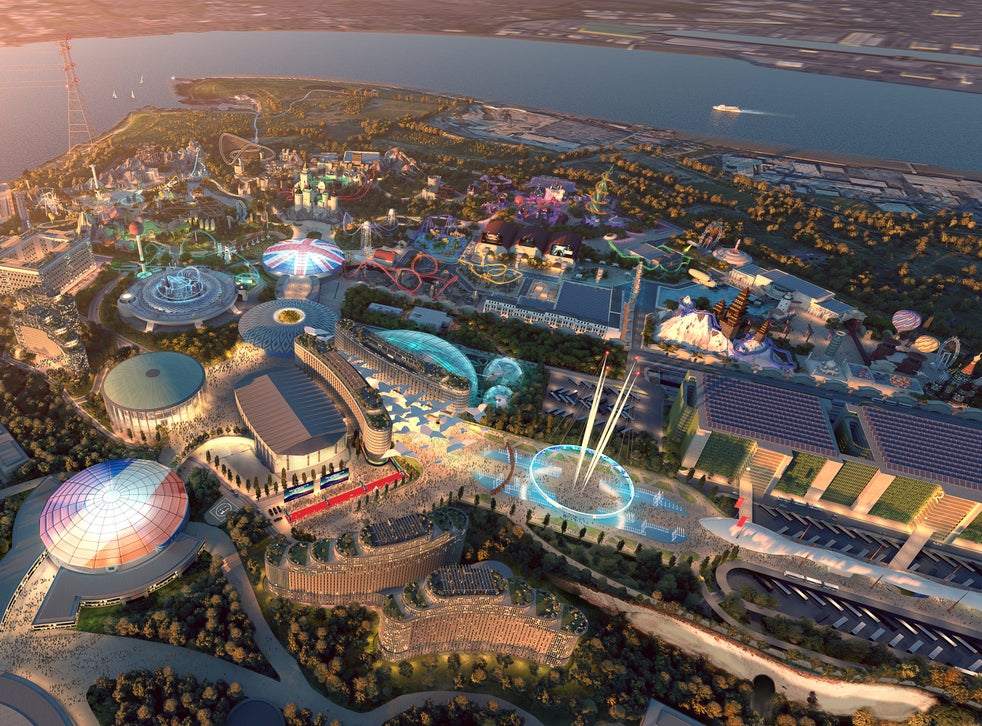 New picture of 3.5bn London Resort theme park revealed 