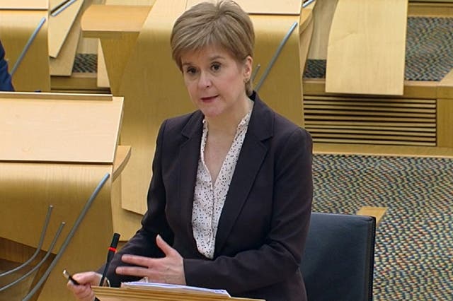 <p>Nicola Sturgeon has now seen off her third Labour leader in the Scottish parliament</p>