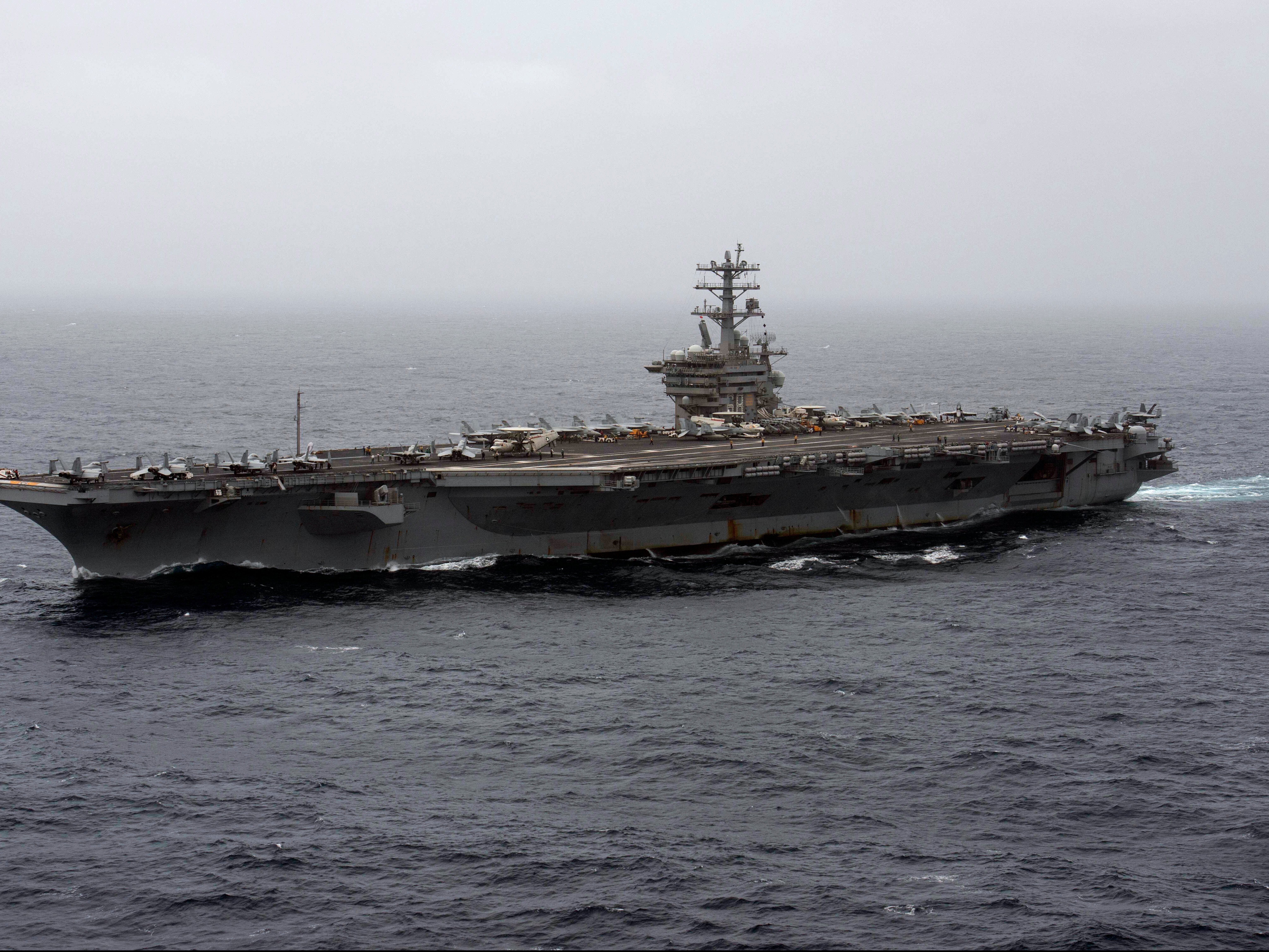 The Pentagon announced on 3 January 2021 that it would reverse its decision to return the USS Nimitz home to the US West Coast