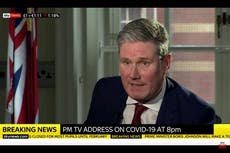 Starmer urges PM to close all schools in England