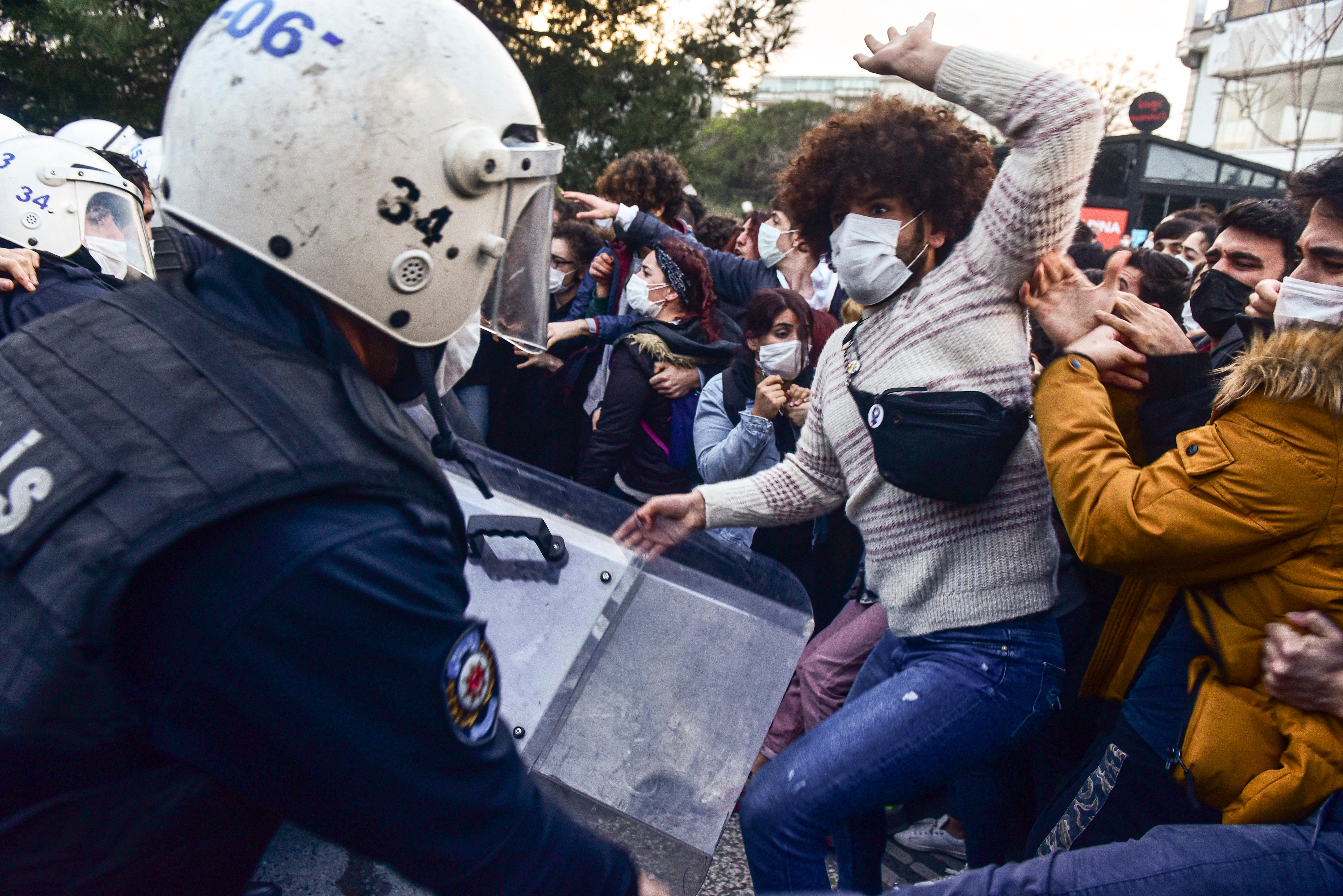 Turkey University Protest