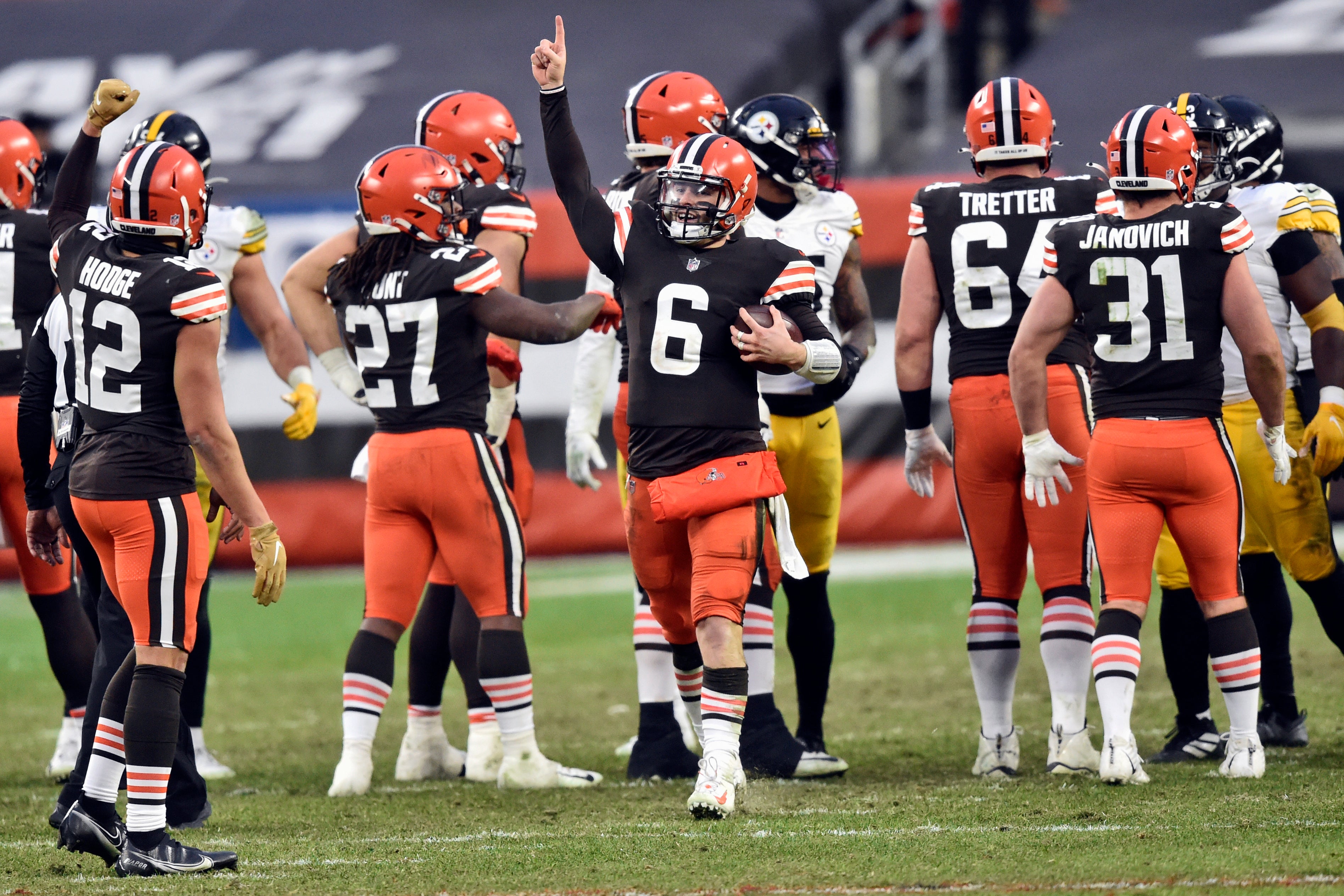 <p>Los Browns clasificaron a los playoffs por primera vez en 18 años</p>