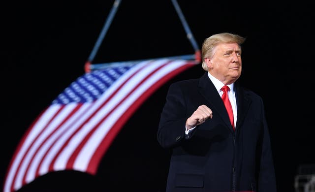 <p>Donald Trump used a campaign rally in Georgia for two GOP Senate candidates to threaten his VP and GOP lawmakers to reject the Electoral College result.</p>