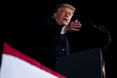 Trump pressures Pence on election as call branded ‘new low’ - live