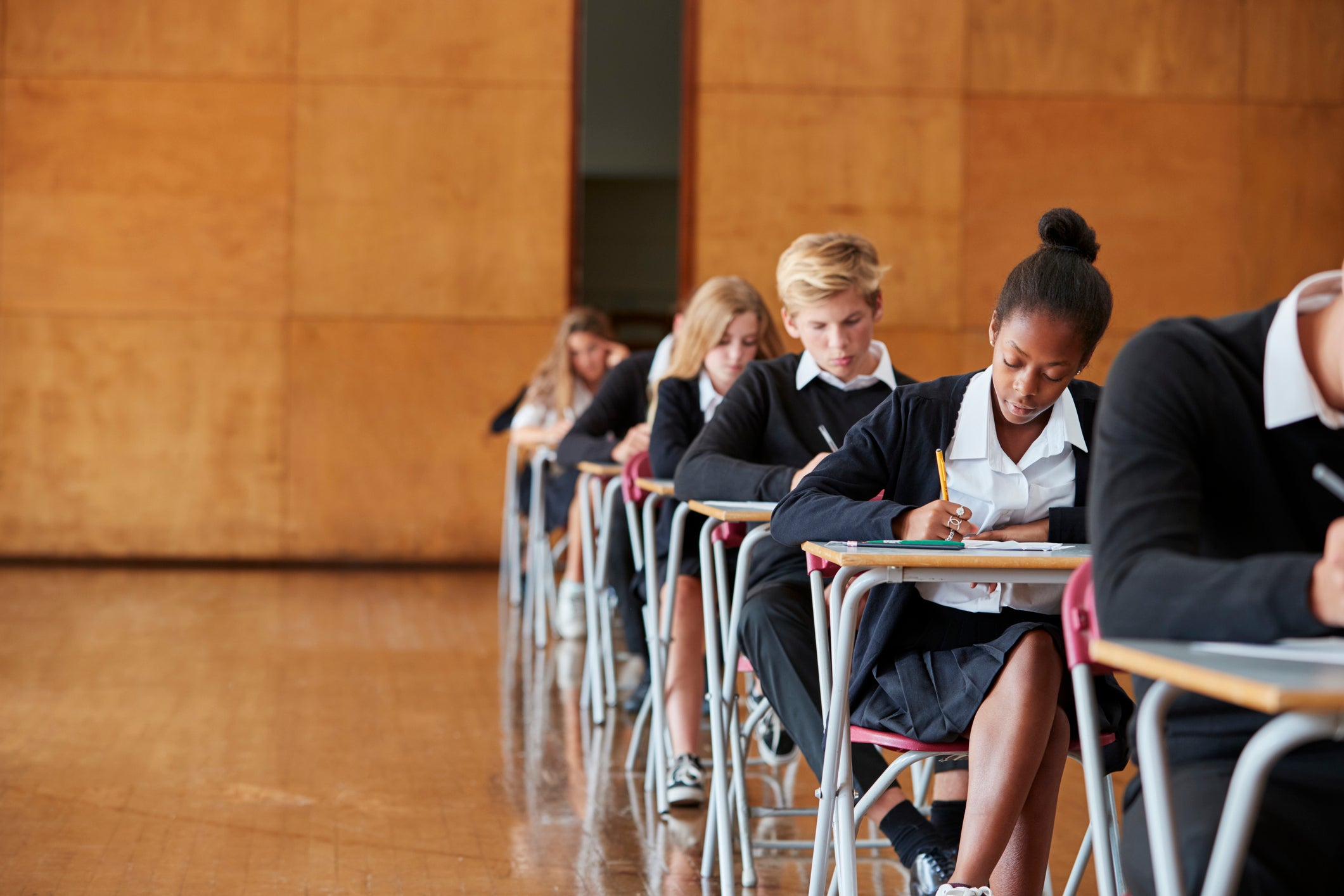 Summer exams were cancelled in England earlier this month