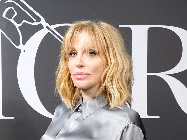 Courtney Love at an event in January 2020