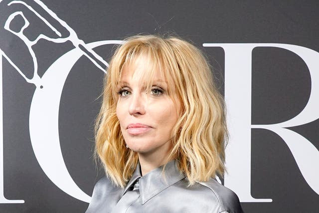 Courtney Love at an event in January 2020