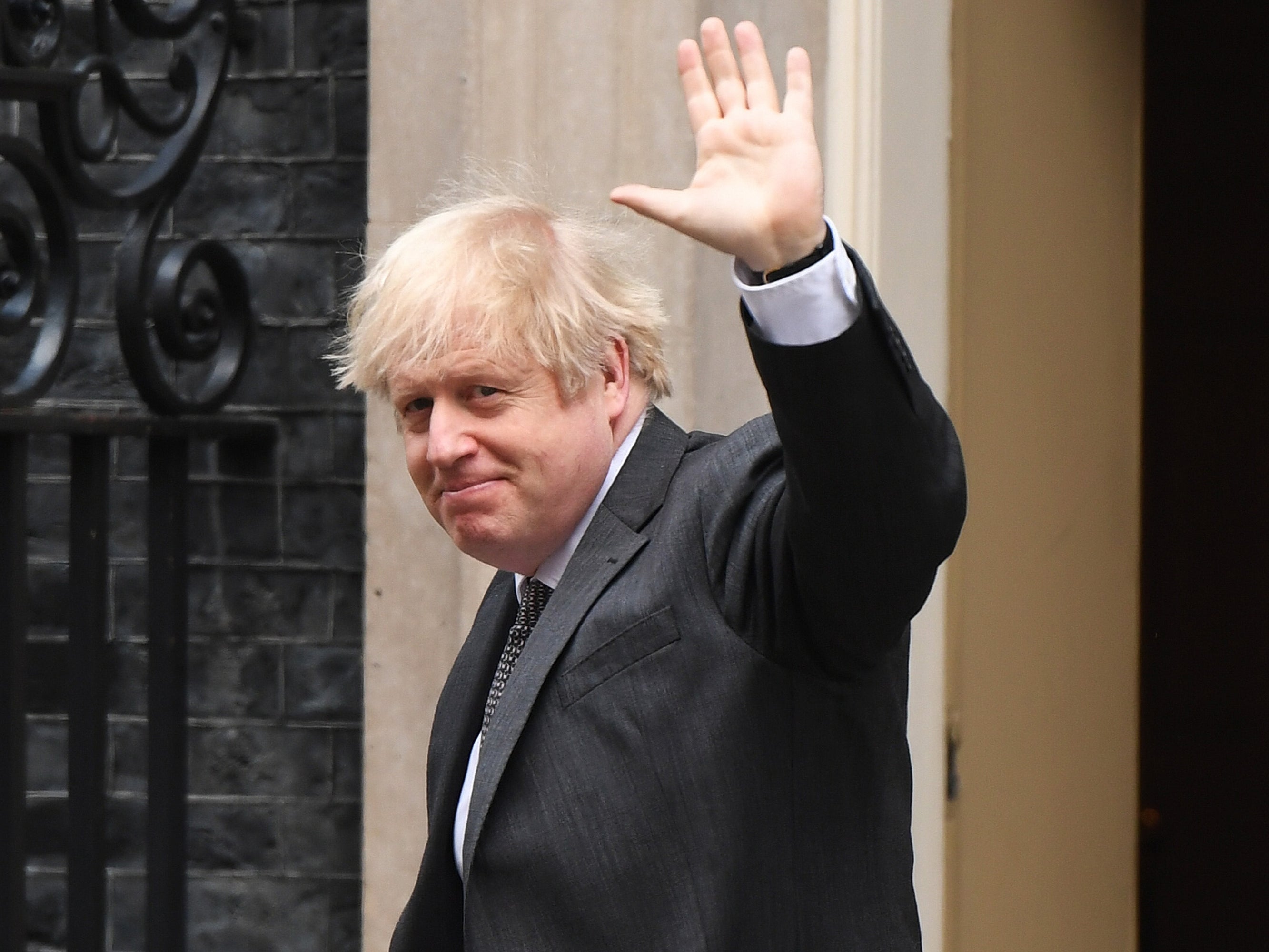 Boris Johnson at No 10