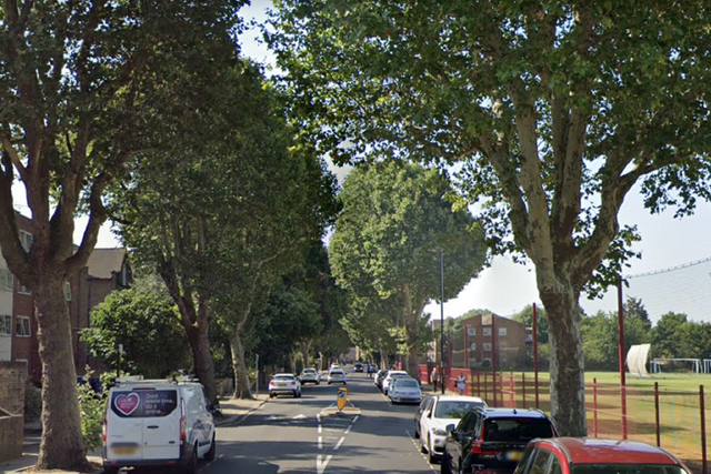 General view of Candadian Avenue in Catford, southeast London