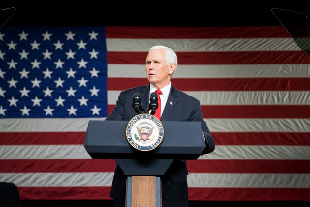 <p>US vice president Mike Pence&nbsp;</p>