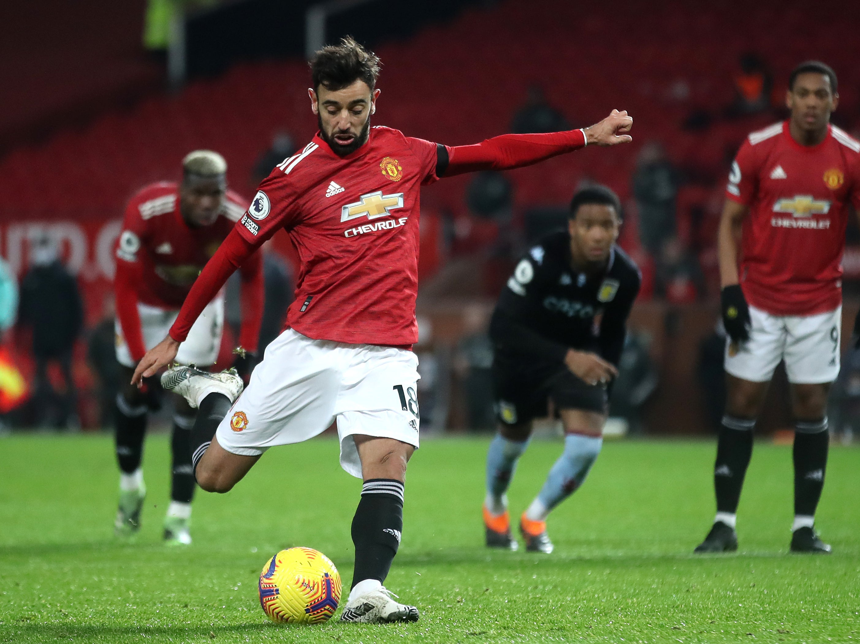 Manchester United midfielder Bruno Fernandes