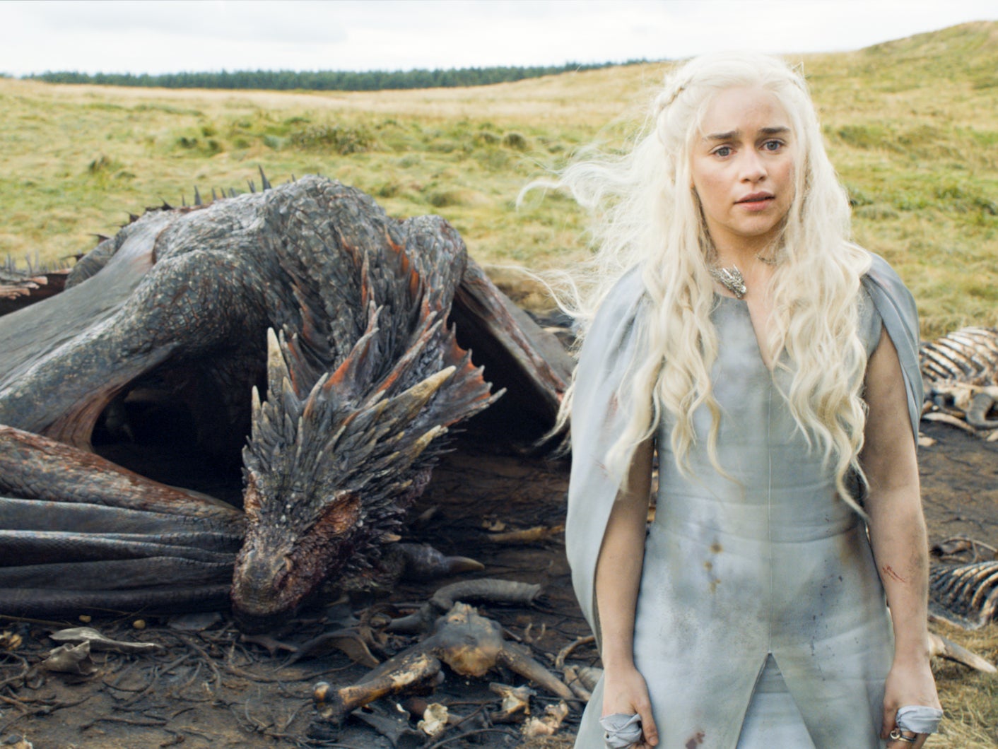 <p>Emilia Clarke as Daenerys Targaryen in Game of Thrones </p>