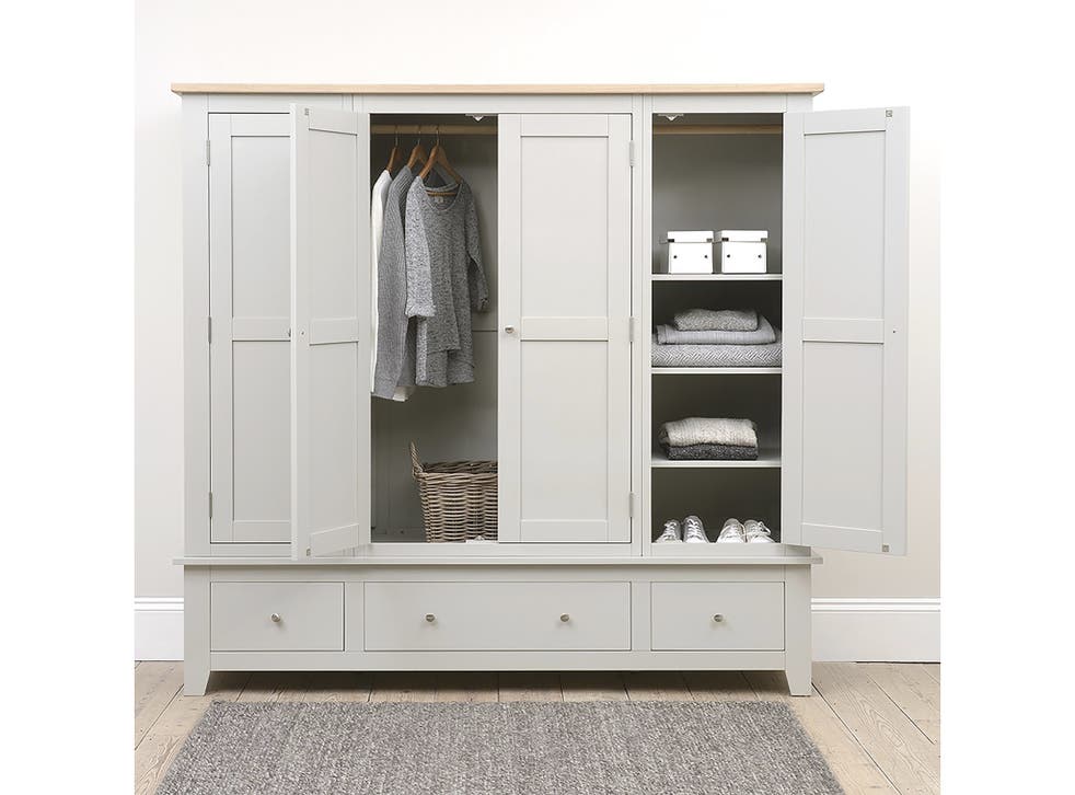 best wardrobes oak rattan and scandi free standing closets the independent