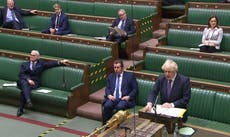 Johnson dismisses Tory call for early vote on easing lockdown