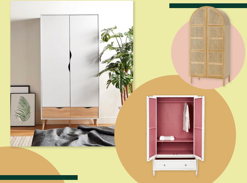 best wardrobes oak rattan and scandi free standing closets the independent