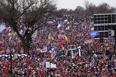 Furious Trump fans march on DC vowing revenge on their own party