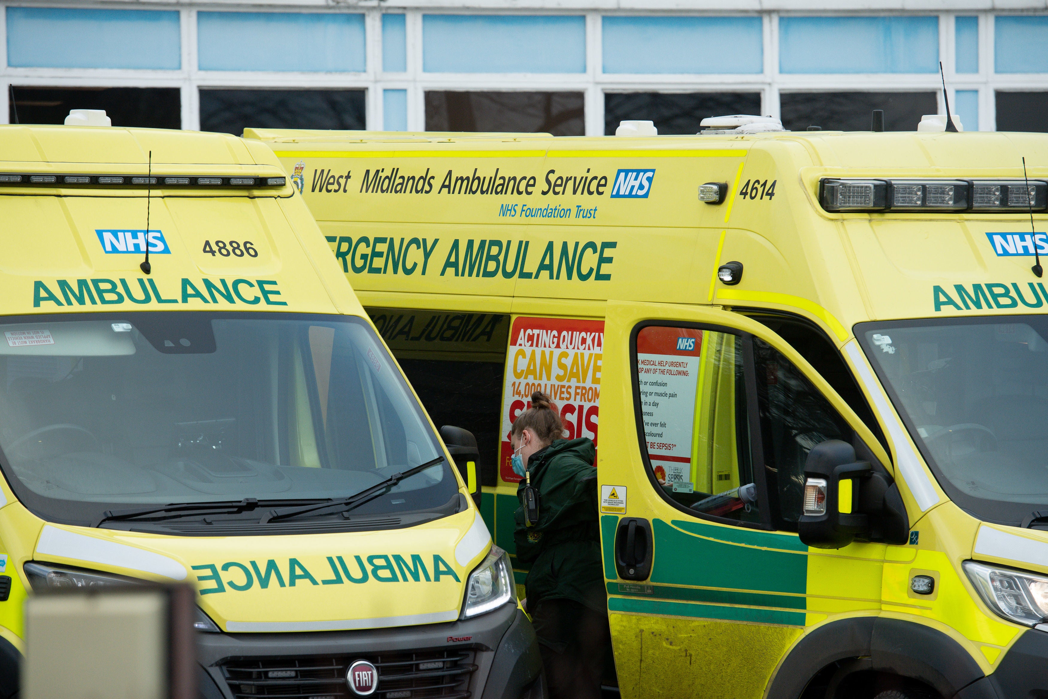 Patients forced to wait in the back of ambulances due to Covid pressures