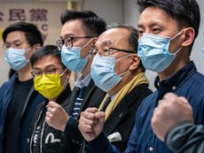 Raab slates ‘attack on freedoms’ as Hong Kong activists arrested