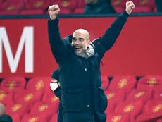 Guardiola dedicates City’s derby win to club legend Bell