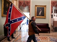 Auschwitz hoodie, nooses and Confederate flags on show during Capitol riots