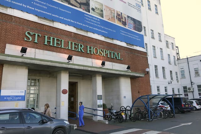<p>St Helier Hospital in Sutton, south London, has had to divert patients because of oxygen concerns</p>