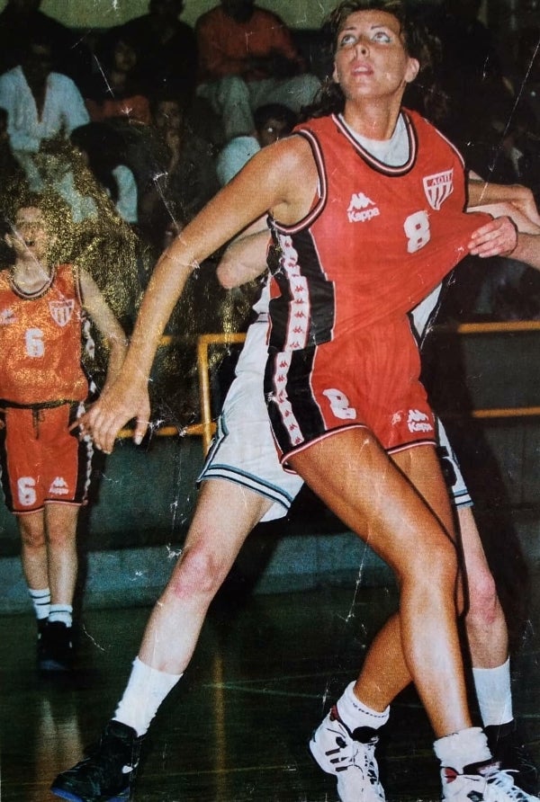 Cirkovic at the peak of her basketball career