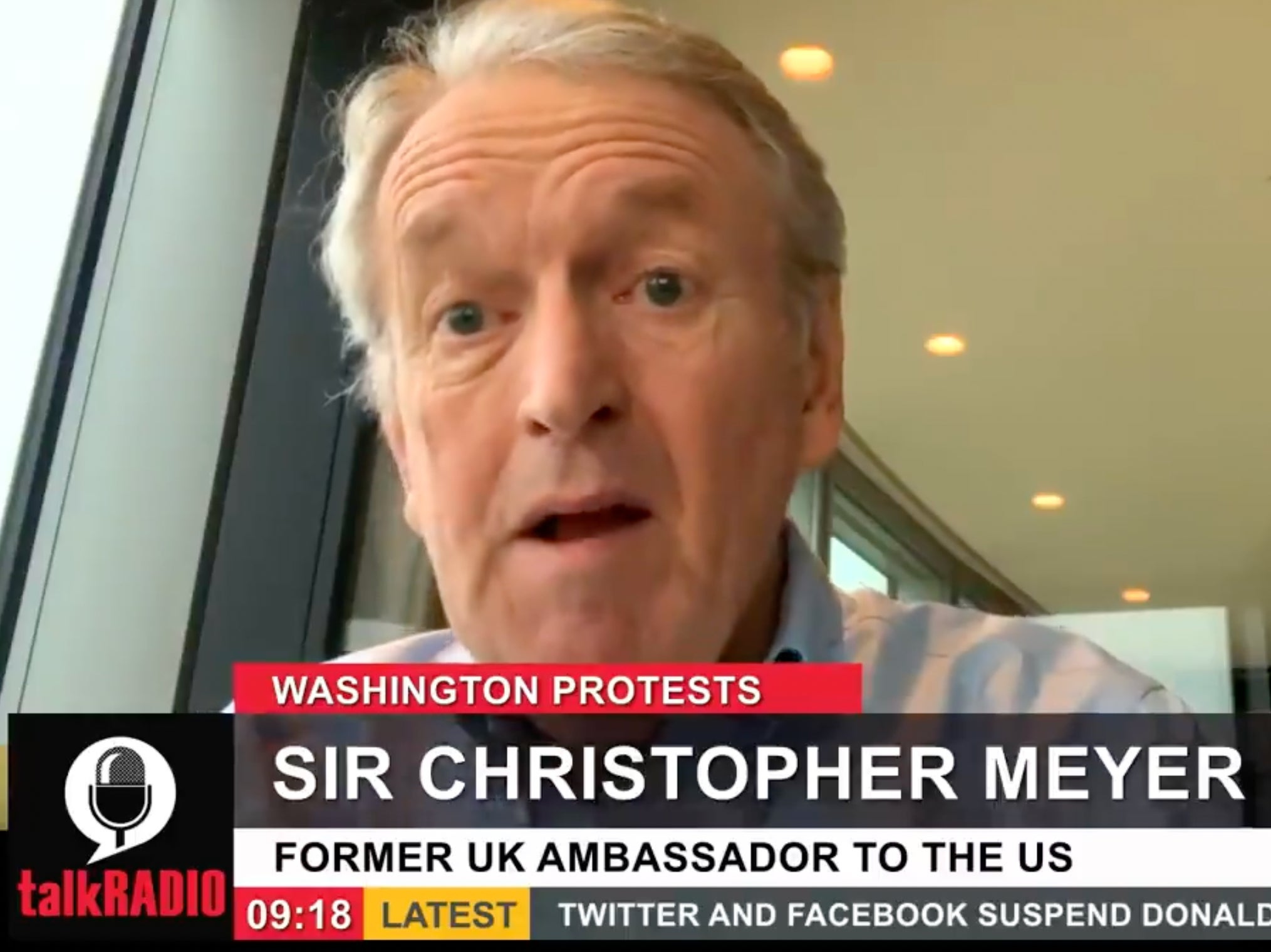 Sir Christopher said working with Trump became ‘mission impossible’ for Johnson