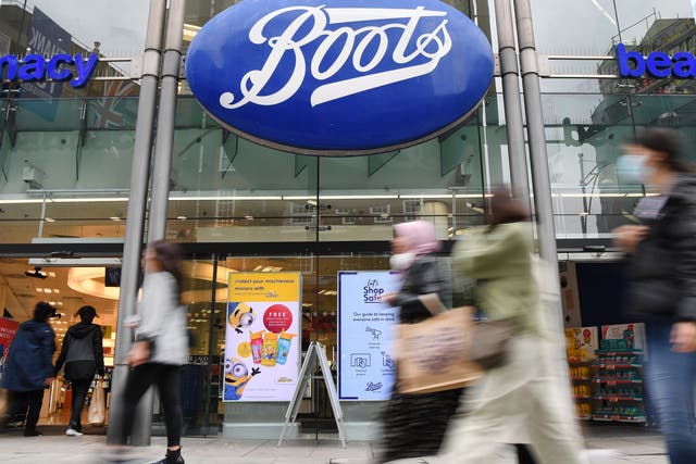 Boots pharmacy in central London