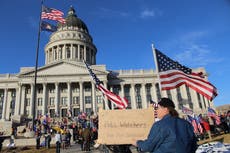Proud Boys and Black Lives Matter supporters clash at Utah rally