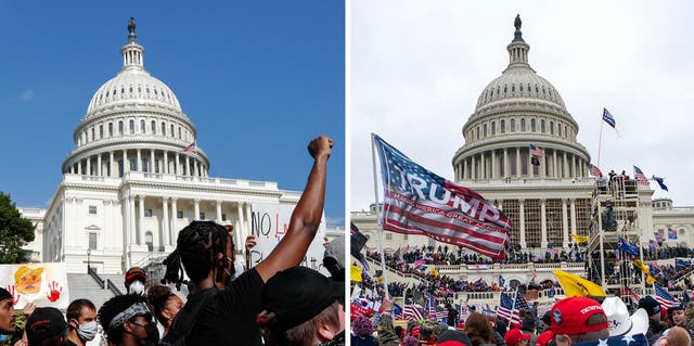 Race double standard clear in rioters’ Capitol insurrection Mob People