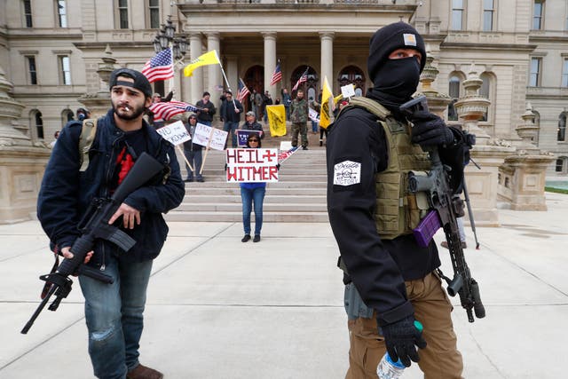 US Capitols Armed Protests