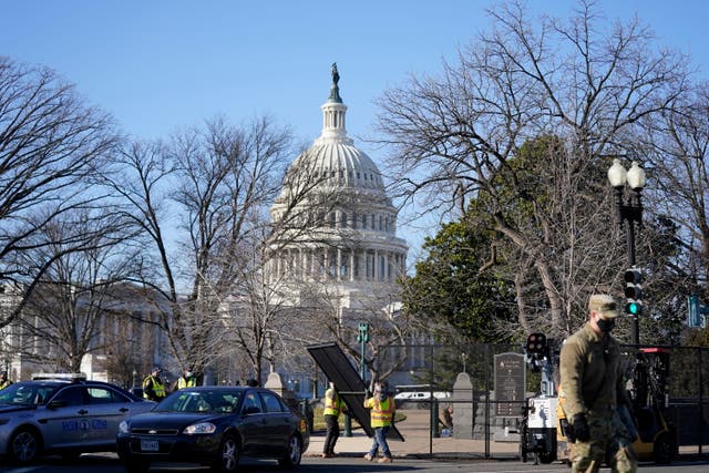 <p>Security is being ramped up for Biden’s inauguration</p>