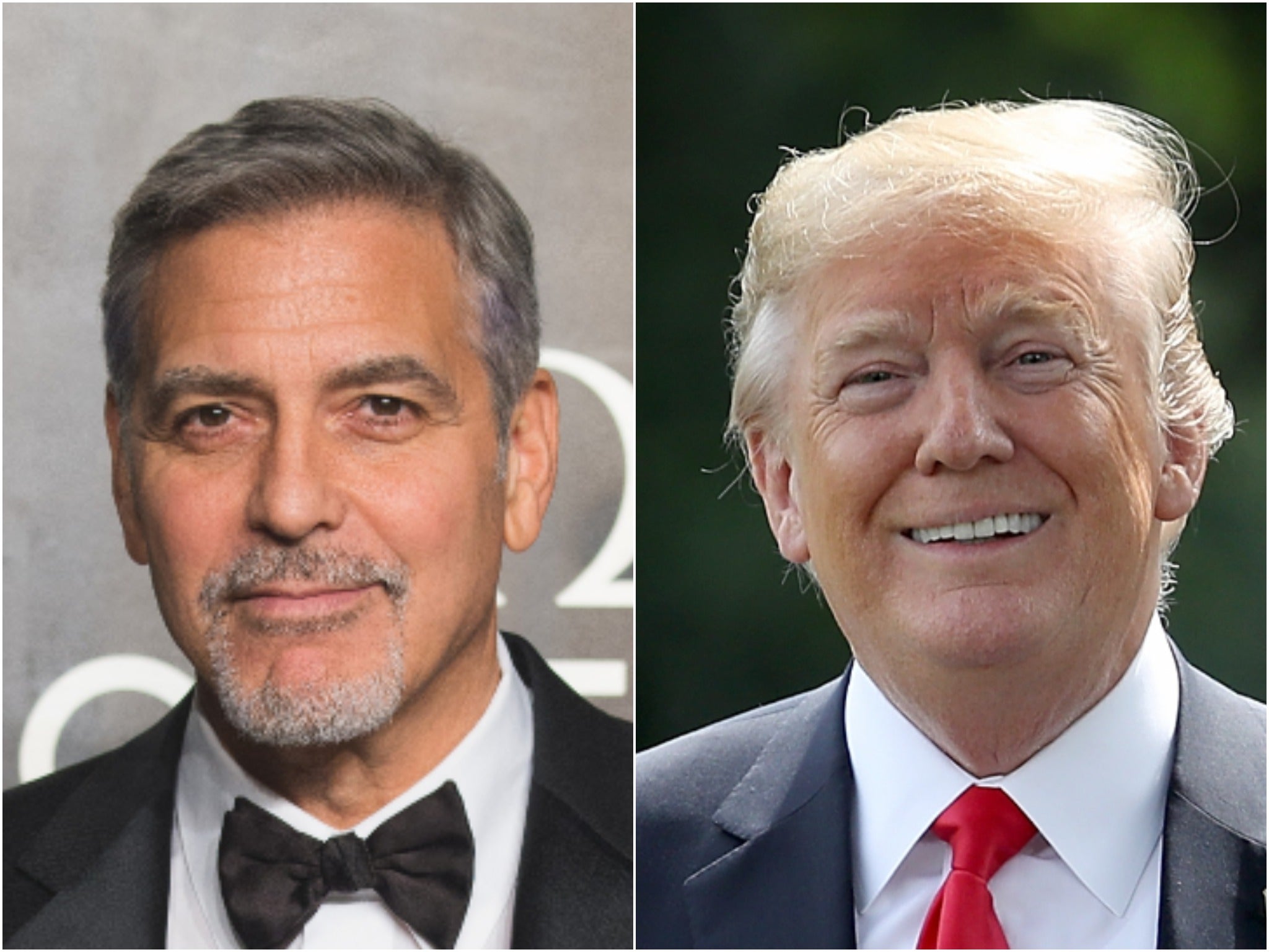 <p>George Clooney dice que Trump está en el 'basurero de la historia'.</p>
