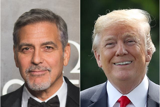 <p>George Clooney dice que Trump está en el 'basurero de la historia'.</p>