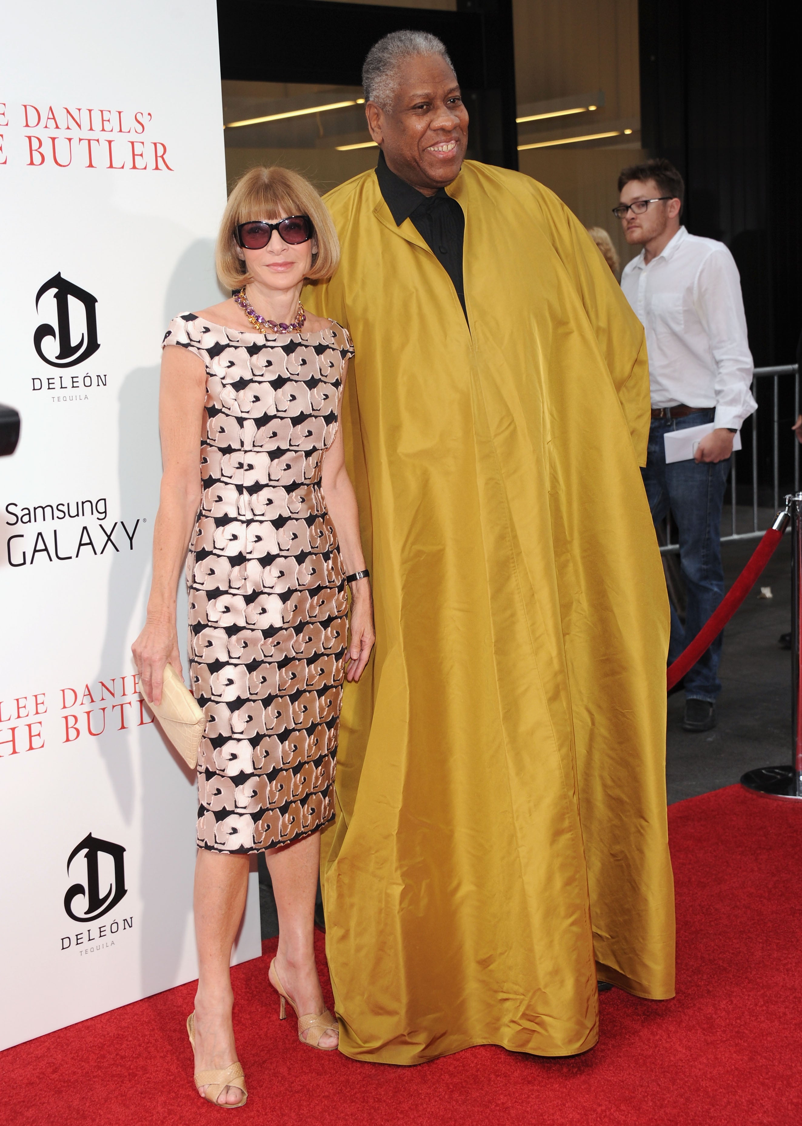 Talley pictured with Anna Wintour at a New York film premiere in 2013