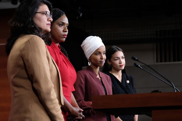 <p>Shaking things up: (from left) congresswomen Rashida Tlaib, Ayanna Pressley, Ilhan Omar and Alexandria Ocasio-Cortez, also known as ‘The Squad’</p>