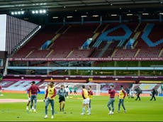 Aston Villa confirm 10 players have tested positive for Covid