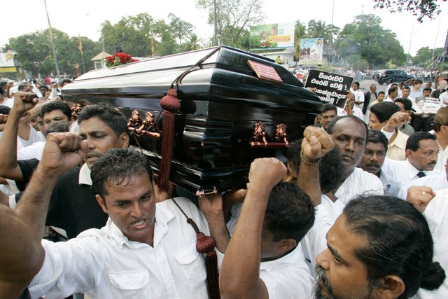 Sri Lanka Slain Journalist