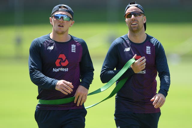 England bowlers Dom Bess and Jack Leach