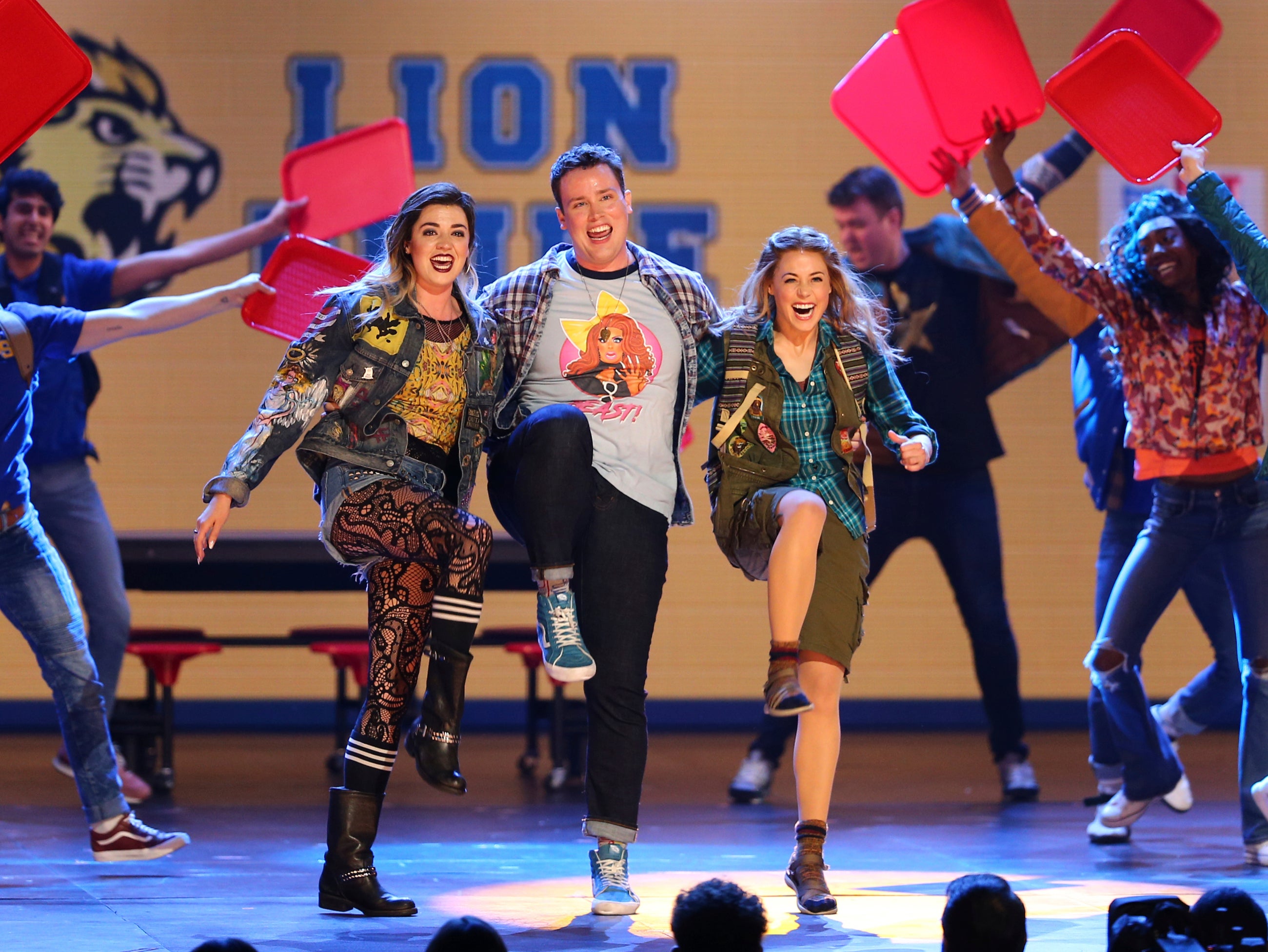 The cast of Mean Girls performs at the 72nd Tony Awards on 10 June 2018, in New York