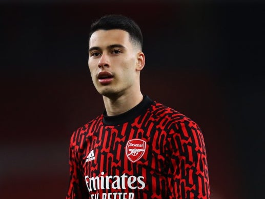 Arsenal forward Gabriel Martinelli