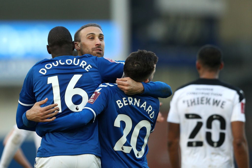 Everton celebrate