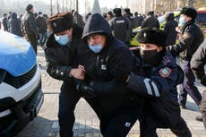 Protesters arrested for criticizing Kazakhstan's vote