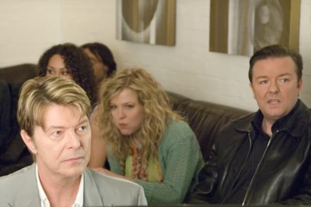 Bowie on Extras with Ricky Gervais